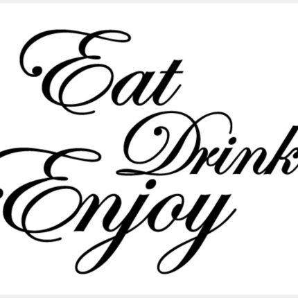 Eat Drink Enjoy Diecut Sticker