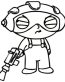 Family Guy Stewie with Laser Gun 2