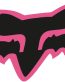 FOX HEAD PINK BLACK STICKER