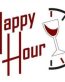 Happy Hour Rectangular Decal