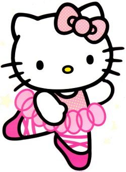 Pink Hello Kitty Stickers – Dance Time