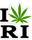 I Marijuana Road Island Sticker