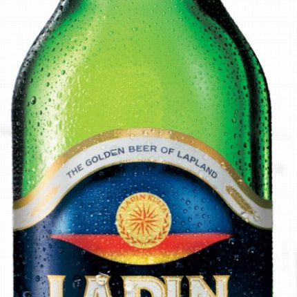 Lapin Kulta Export Beer Bottle Shaped Sticker