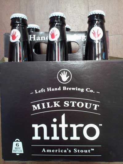 Left Hand Nitro Milk Stout Six Pack Sticker