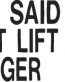 Lift a Finger Funny Decal