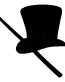 Magic Hat and Wand Sticker
