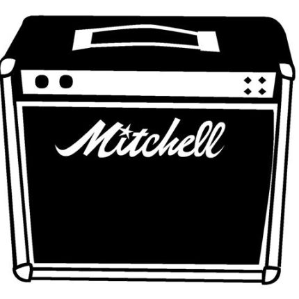 Mitchell Amplifier Black and White Sticker