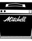 Mitchell Amplifier Black and White Sticker
