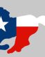 mustang horse texas flag sticker