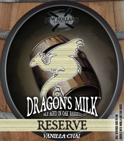 New Holland Dragons Milk Reserve Vanilla Chai Label Sticker