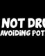 NOT DRUNK POTHOLE STICKER