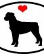 Oval Rottweiler Decal