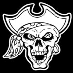 Pirate Skull 22 Vinyl Decal