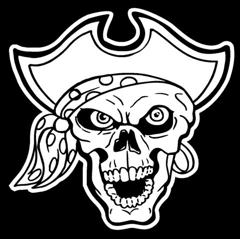 Pirate Skull 22 Vinyl Decal - Pro Sport Stickers