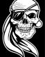 Pirate Skull Vinyl Decal