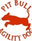 pitbull circle agility diecut decal