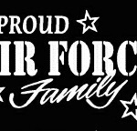 PROUD Military Stickers AIR FORCE FAMILY