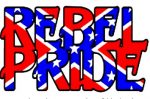 REBEL PRIDE Dixie Flag Letters STICKER