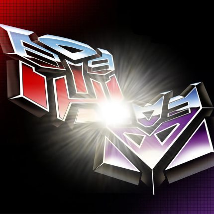 Rectangular Transformers 3D Logo Decal