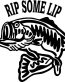 rip some up fishing decal