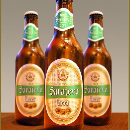 Sarajevo Beer Bottles Sticker