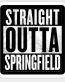 SIMPSON Straight Outta Springfield Sticker