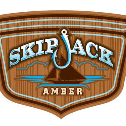 Skip Jack Amber Logo Decal