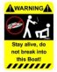 Stay Alive This Boat Sticker Pack