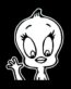 Tweety Bird Wave Decal Sticker