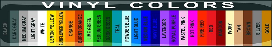 Boating Decal Colors