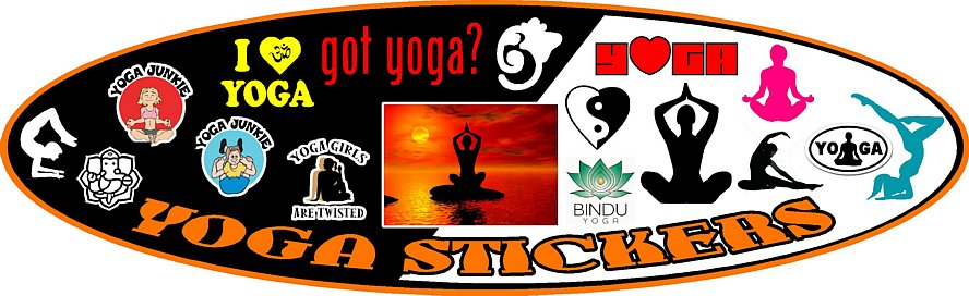 Yoga Icon Stickers – Stickers by AshleyK